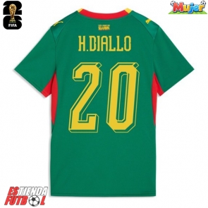 Senegal Habib Diallo #20 Segunda Equipación Mujer Mundial 2026 Manga Corta